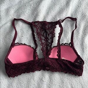 VS Pink Lace Bra